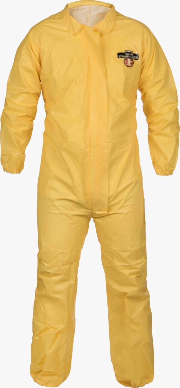 ChemMAX Coverall Disposable Yellow Paintsuit No Hood Large