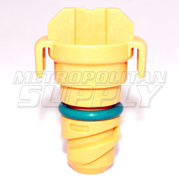 Tab Yellow Plastic Replacement Drain Plug with Green O-Ring