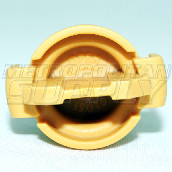 Tab Yellow Plastic Replacement Drain Plug with Green O-Ring - Image 3