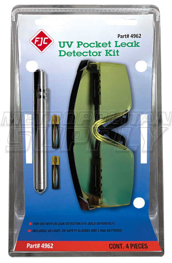 FJC UV Pen Light Leak Detector Kit w/Glasses