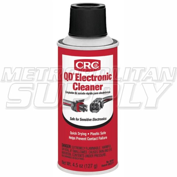 CRC QD Electronic Cleaner, 6 oz Aerosol, 4.5 wt oz